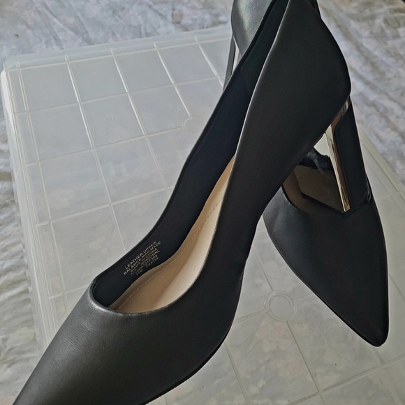 Alfani Black Women's Heels with Silver Accents - Picture 1 of 6